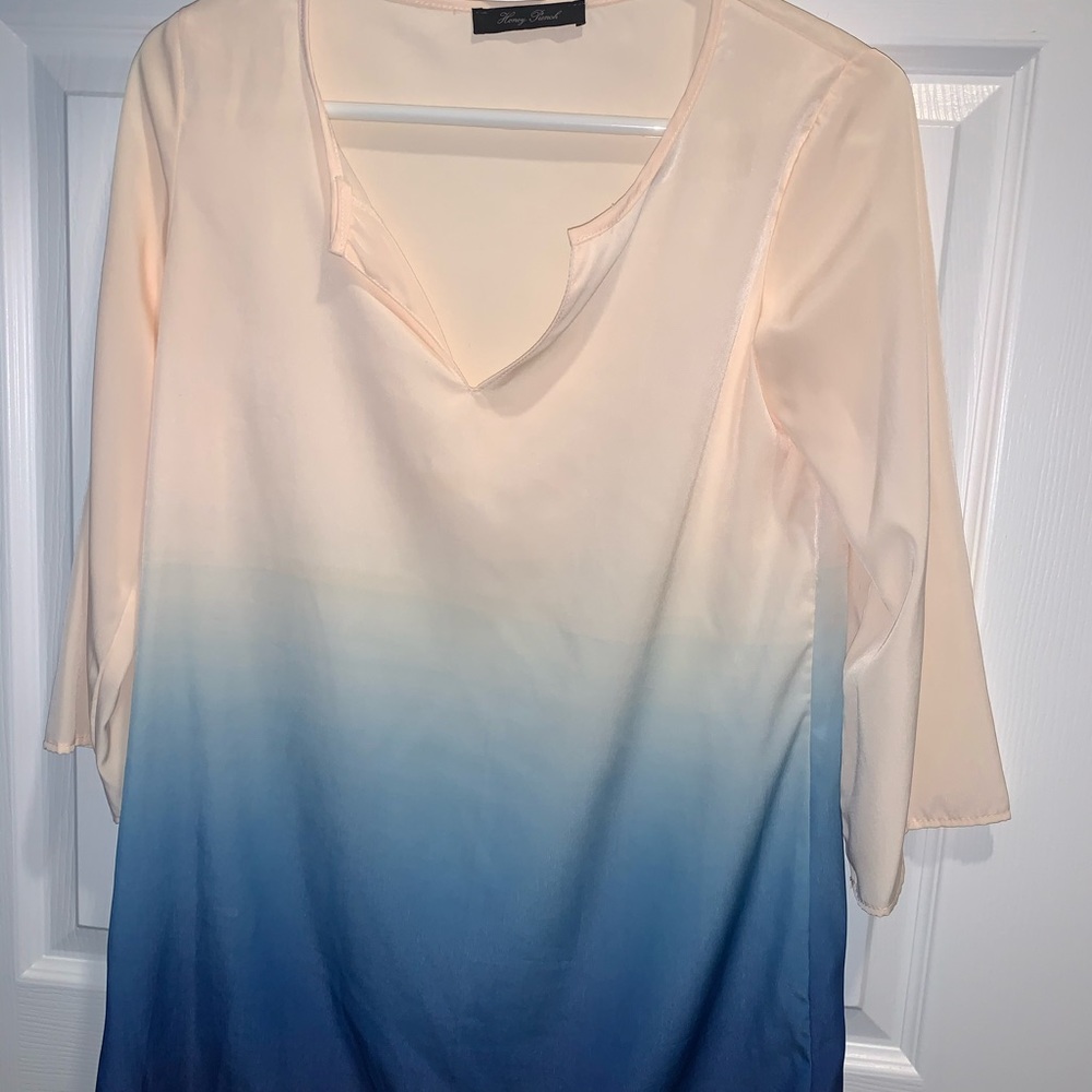 Francesca’s worn once ombre swim cover up